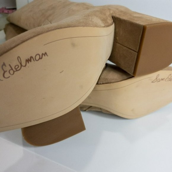 Sam Edelman Thora Knee High Boot Oatmeal -11 - Picture 6 of 6